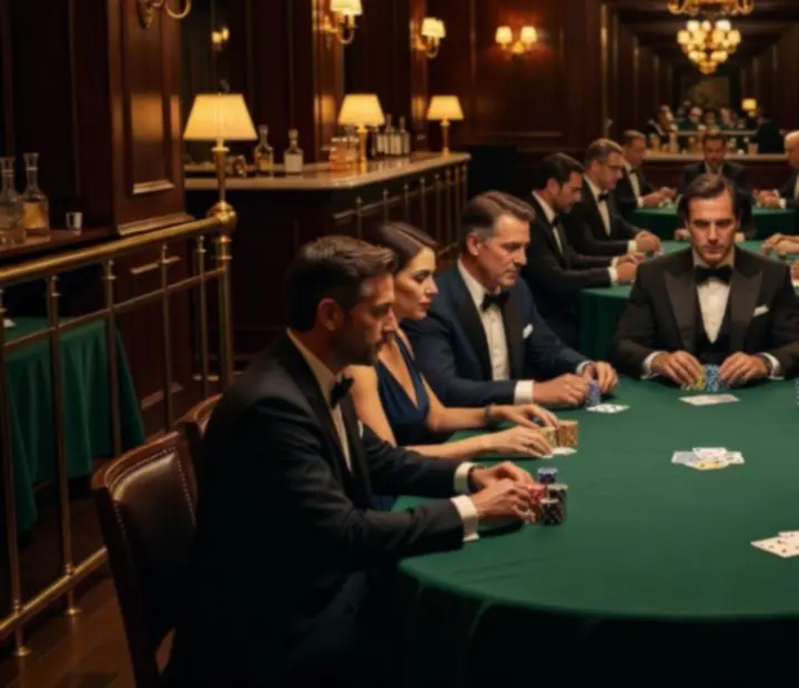 Salon de cartes Orenville pendant une soirée poker conviviale